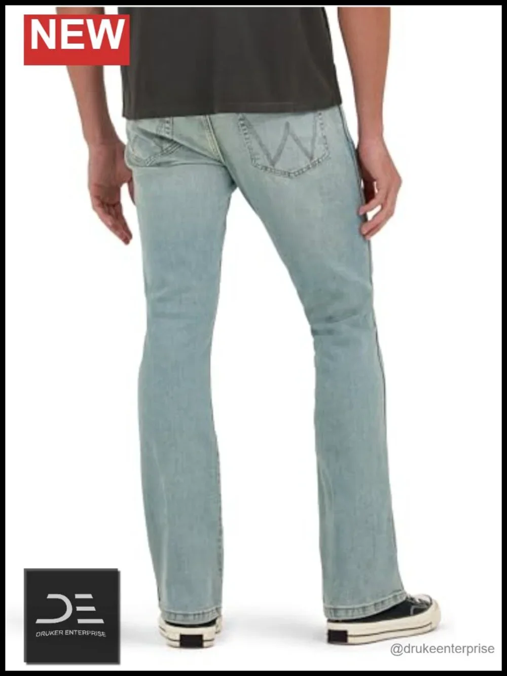 Slim Bootcut Jean with Stretch Denim 5-Pocket Styling